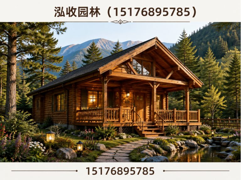 儋州防腐木凉亭展示图